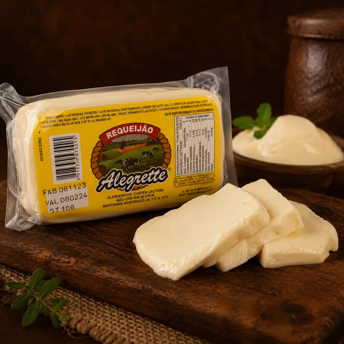Requeijão em barra (de corte) - 300g