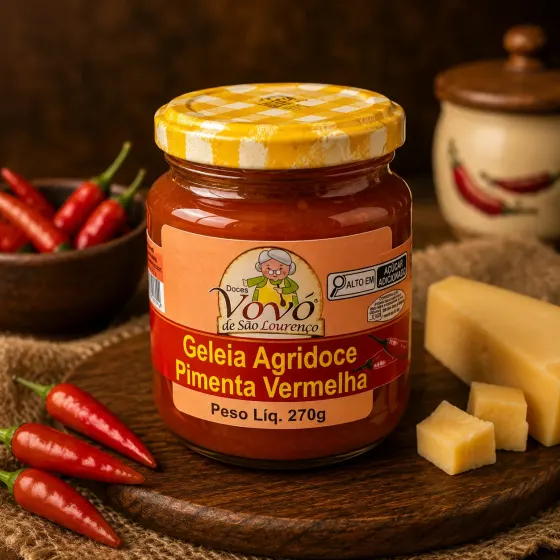 Geléia Agridoce de Pimenta