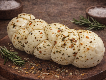 Trança de Queijo Temperada (Artesanal)