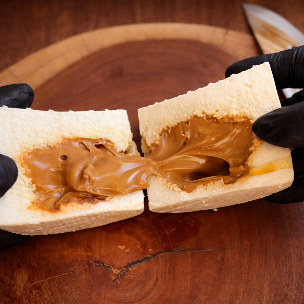 Queijo Artesanal Recheado com Doce de Leite