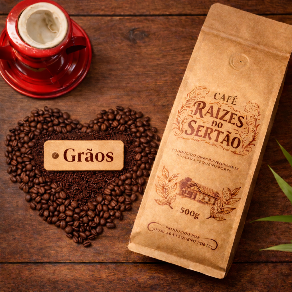 Café Artesanal em Grãos – Torra Média (85 pontos)