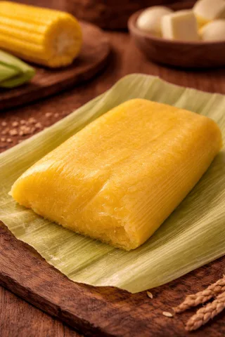 Pamonha Doce sem Queijo