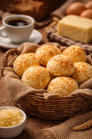 Pão de queijo tradicional