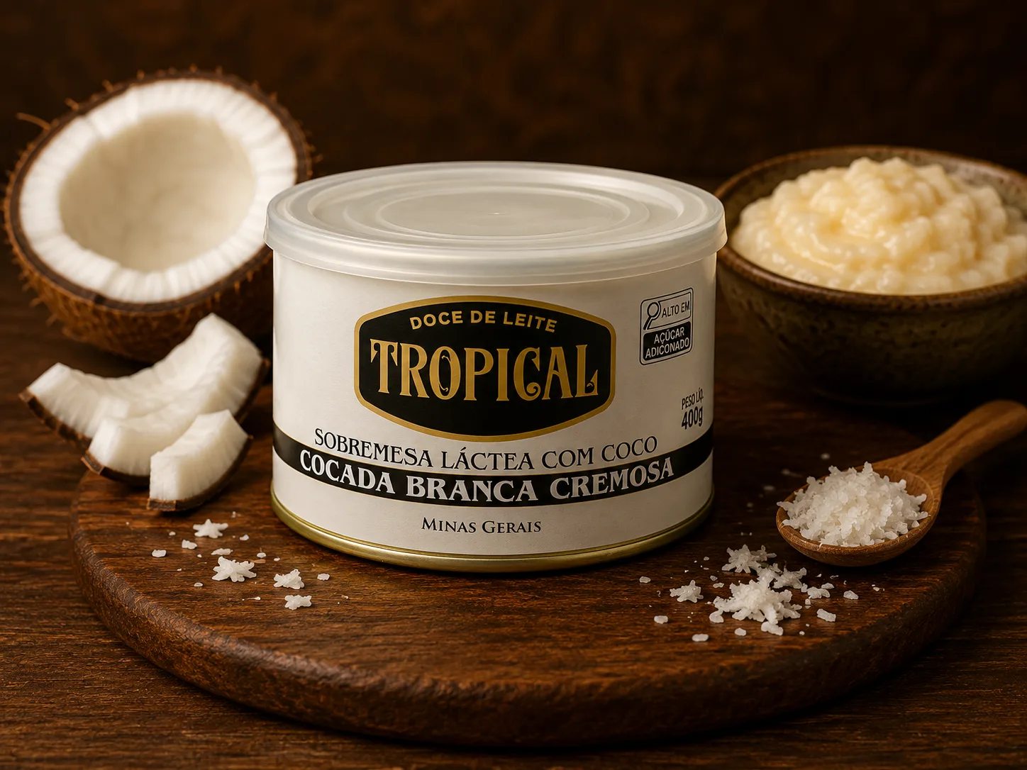Cocada branca - Tropical