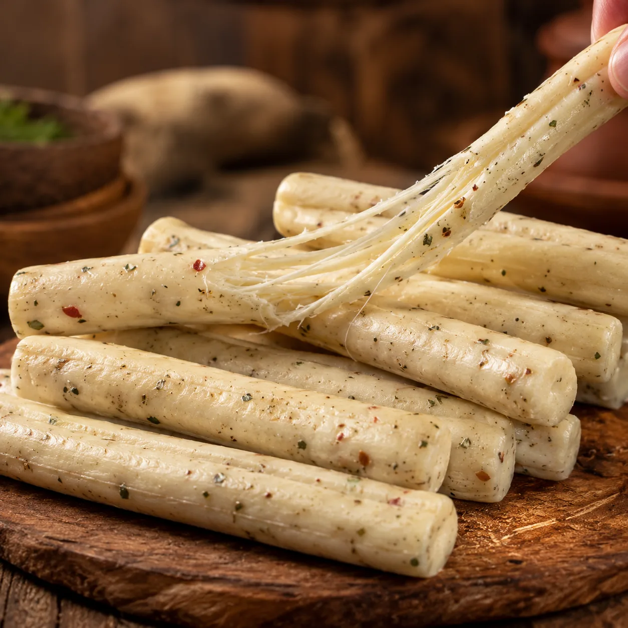 Palito temperado - que desfia
