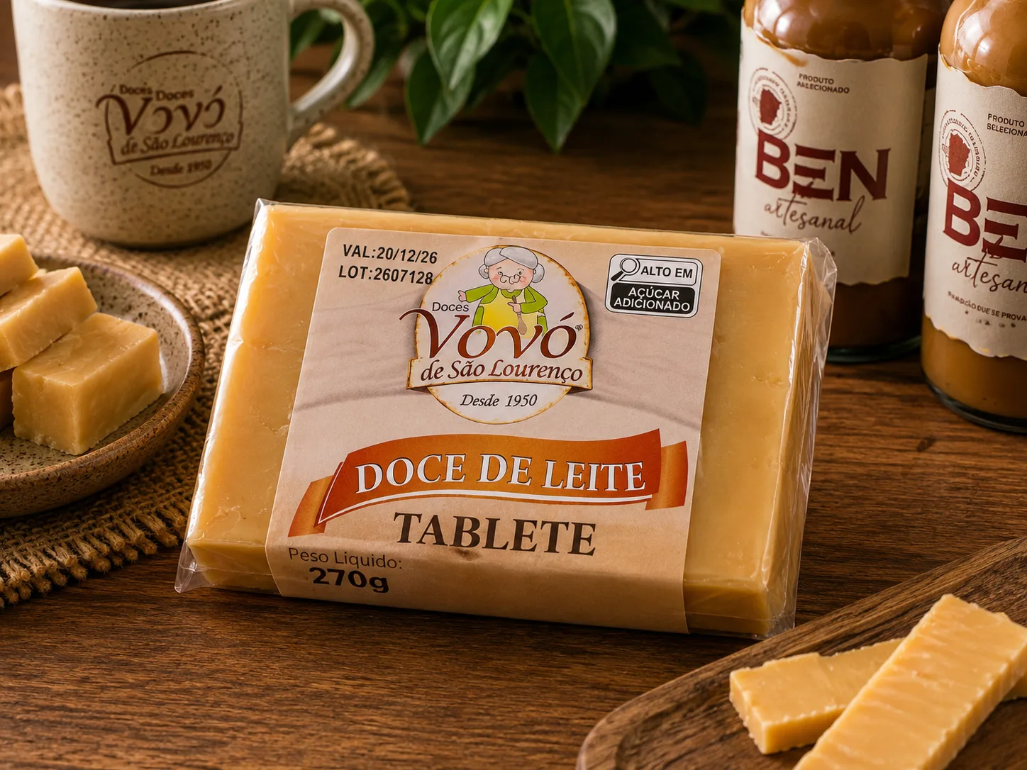 Doce de leite - tablete