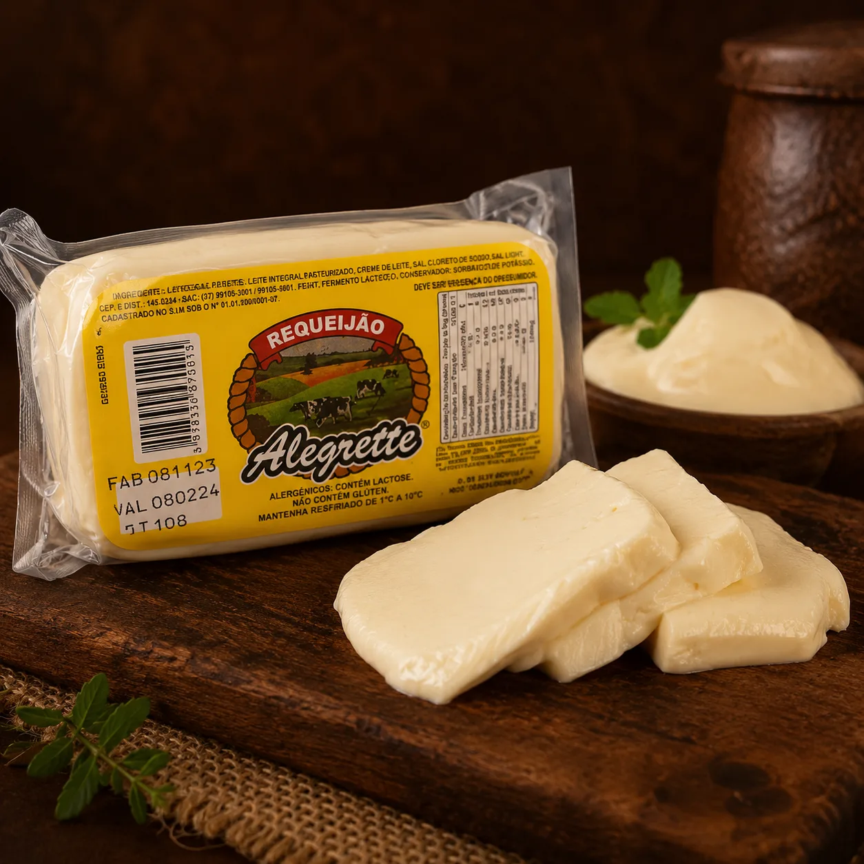 Requeijão em barra (de corte) - 300g
